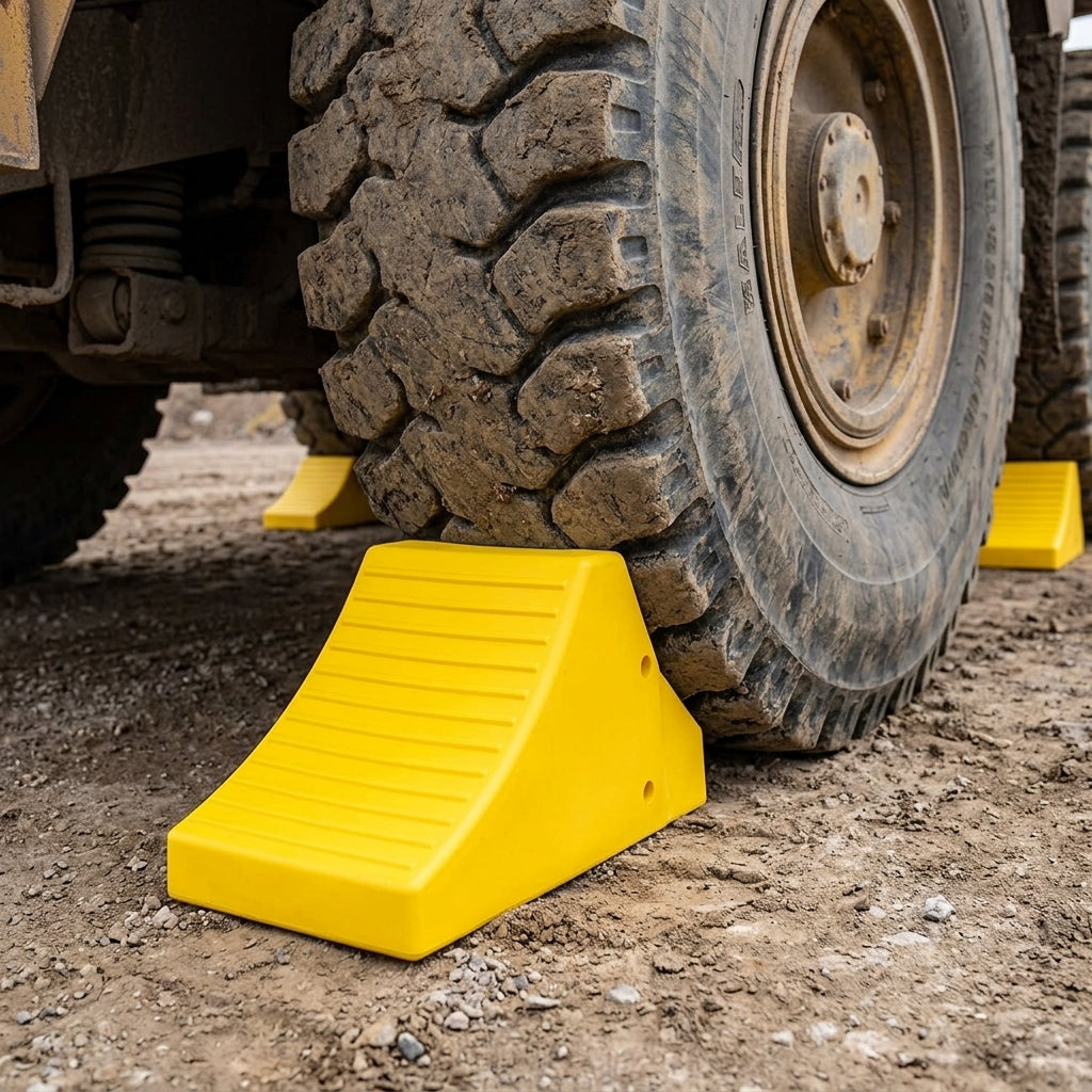 37cm x 62cm Heavy Duty Wheel Chocks (view 2)