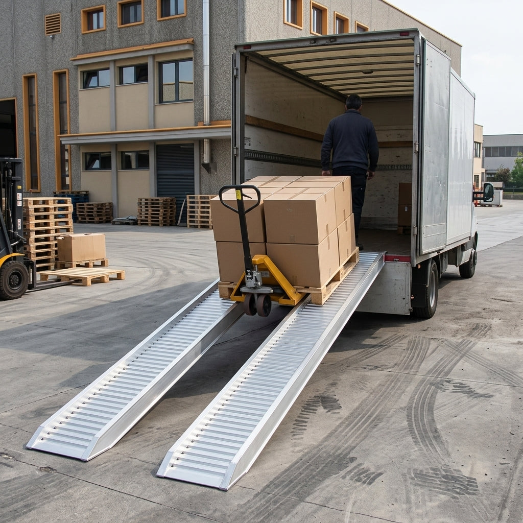 4500mm Aluminium Loading Ramps 1250kg Capacity