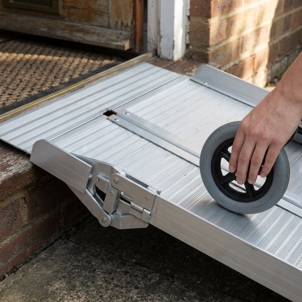 3ft Folding Wheelchair Ramp 720mm Width (view 2)
