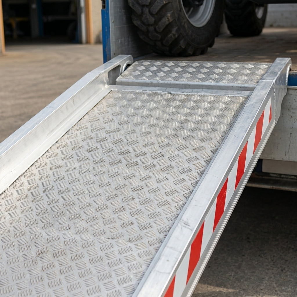 Extra Wide Loading Ramps Aluminium 9000kg (view 2)