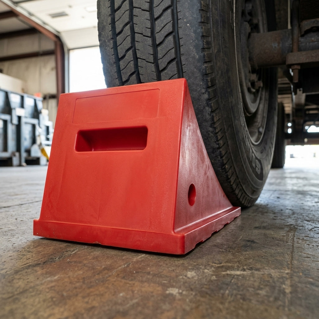 51cm x 29cm x 21cm Wheel Chocks Polyurethane Pair (view 2)