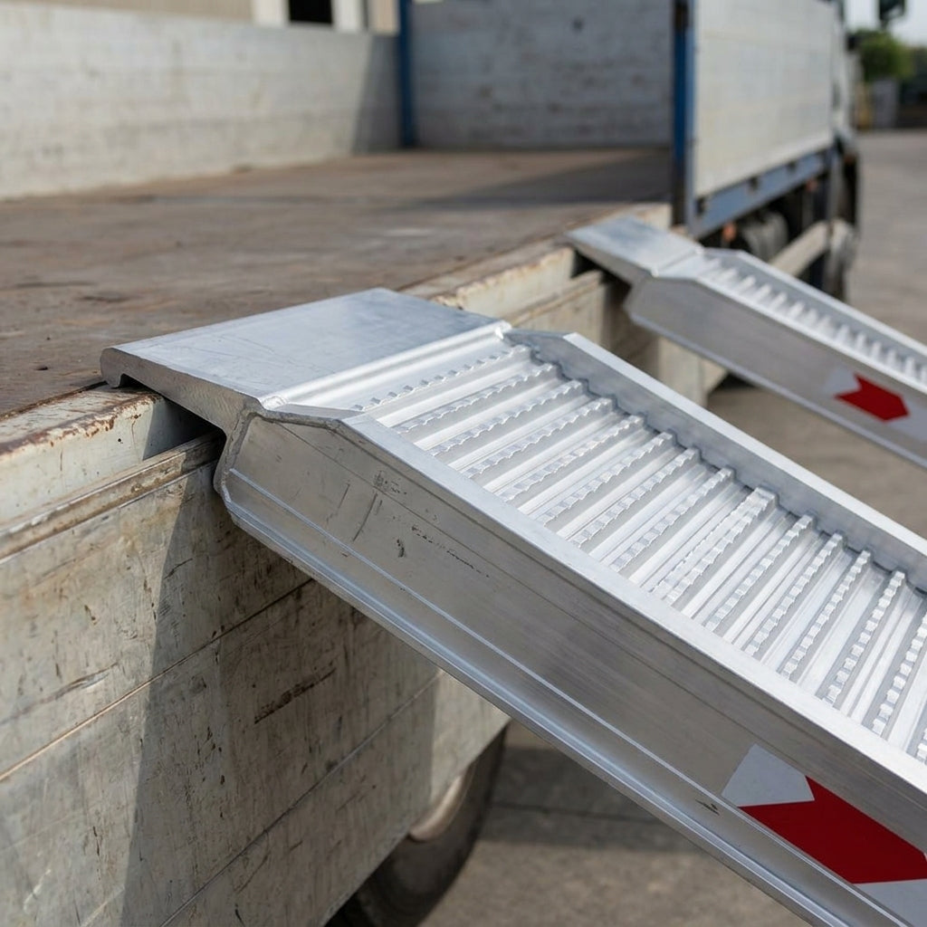 Loading Ramps 2500-5500mm Aluminium 16000kg Capacity (view 2)