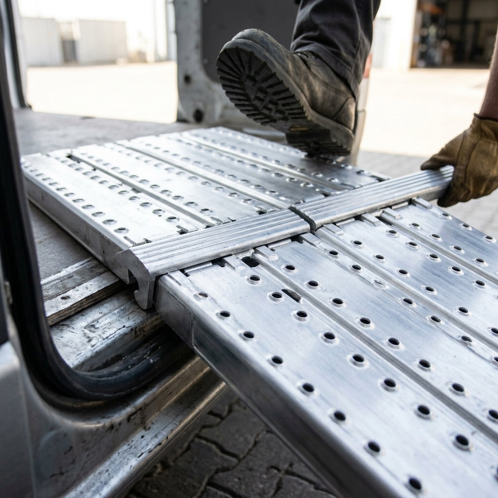 1000mm x 600mm Heavy Duty Loading Ramps 58000kg Capacity (view 2)
