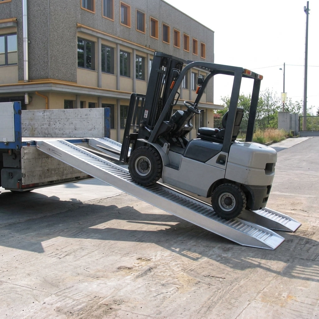 3500mm Aluminium Loading Ramps 14000kg Capacity