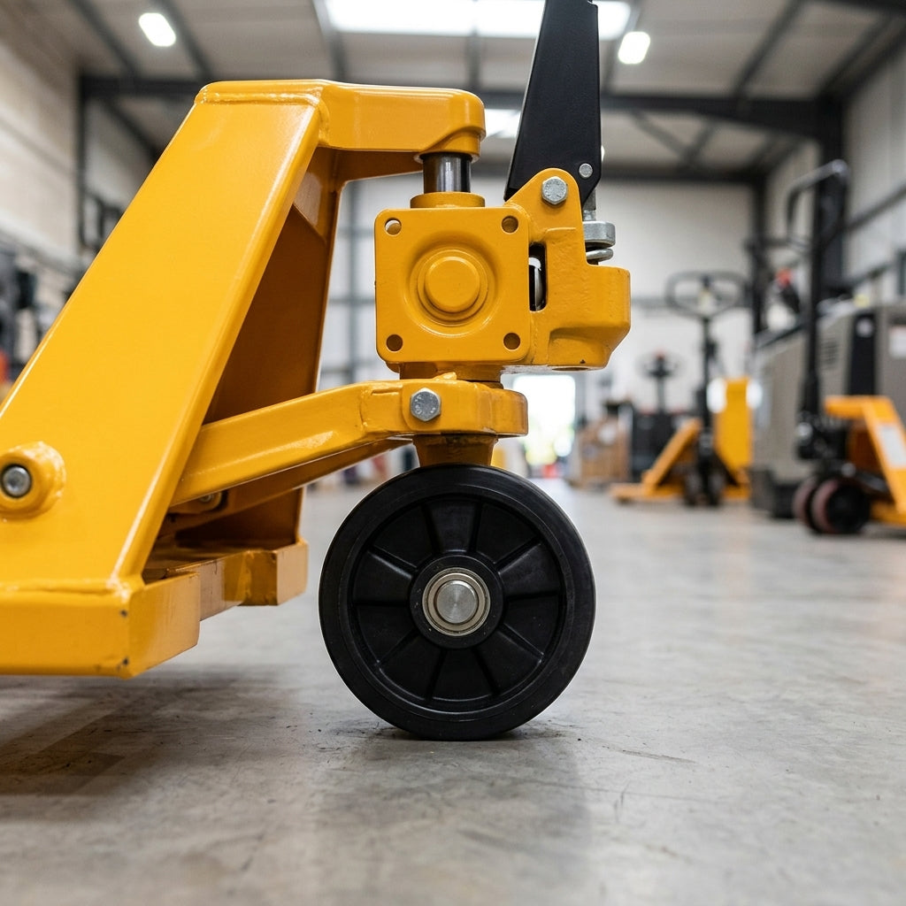 Hand Pallet Truck with Nylon Wheels (view 2)