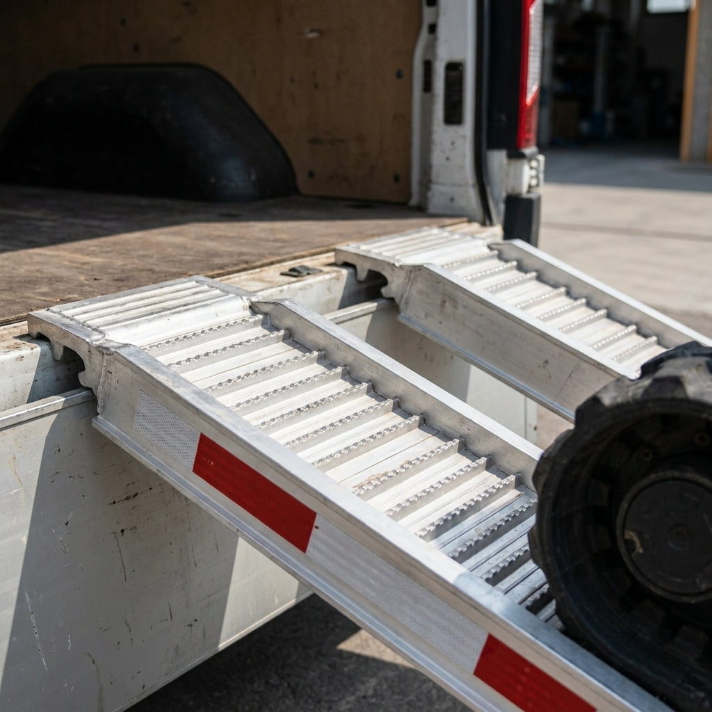 2500mm x 400mm Aluminium Loading Ramp 3800kg Capacity (view 2)