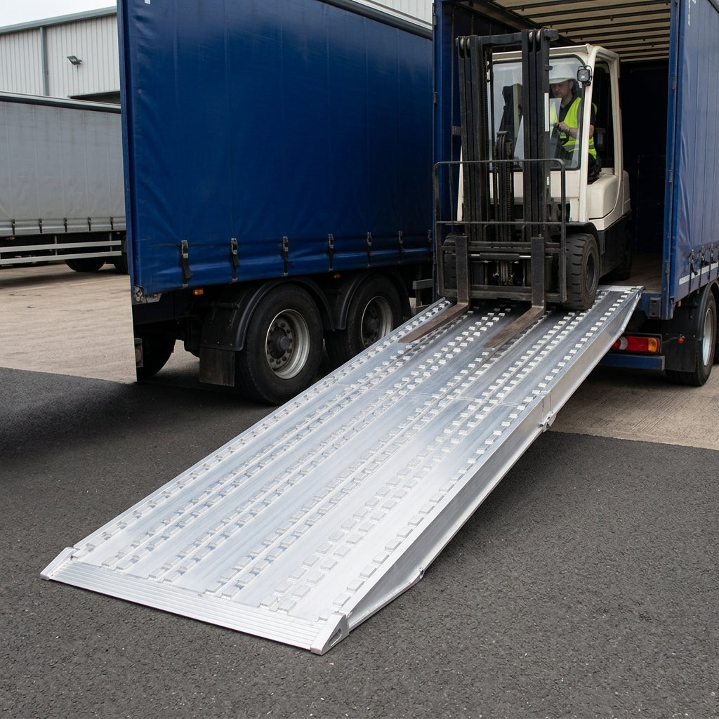 2500mm x 520mm Heavy Duty Aluminium Loading Ramps 2000kg