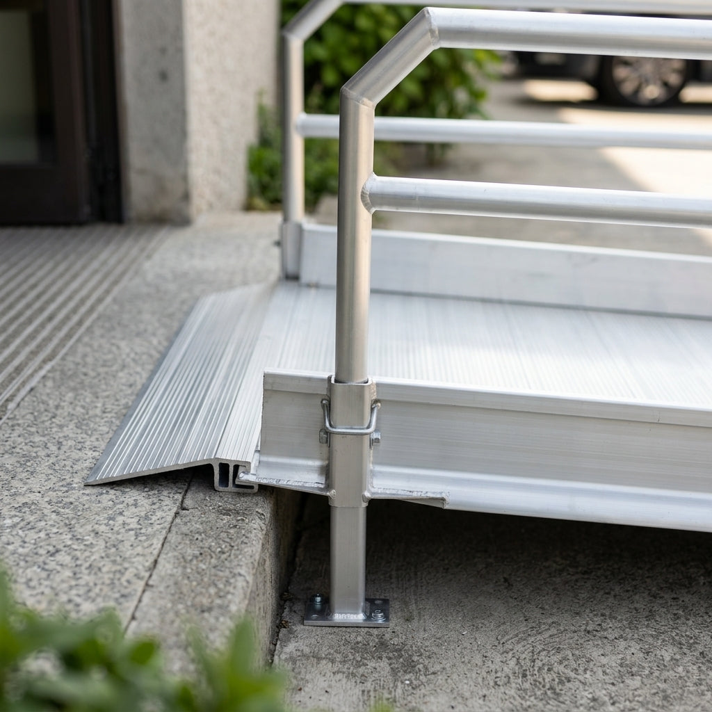 2990mm Vehicle Accessible Ramp with Handrails, 1500kg Capacity (view 2)