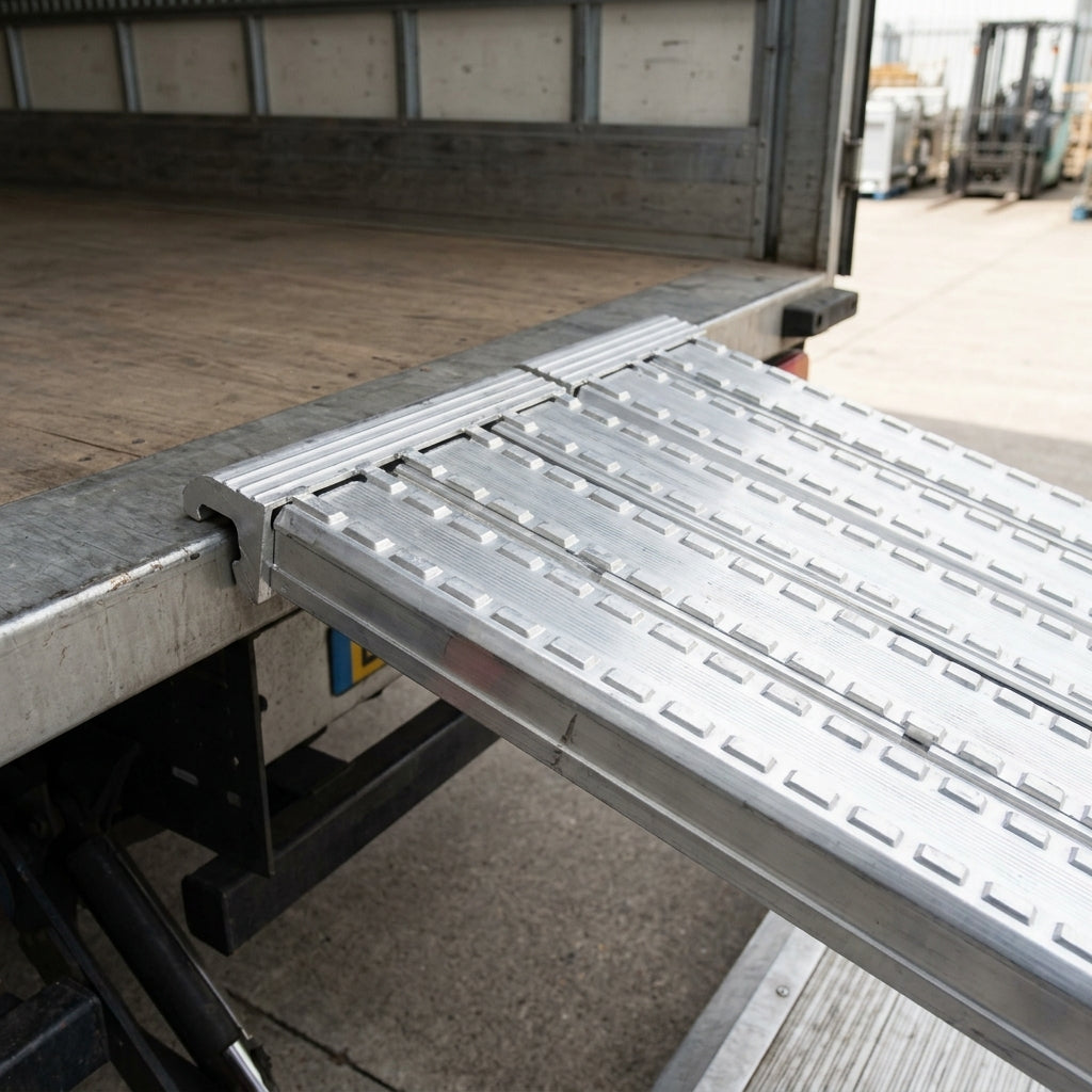 4500mm x 600mm Heavy Duty Loading Ramps 12000kg Capacity (view 2)
