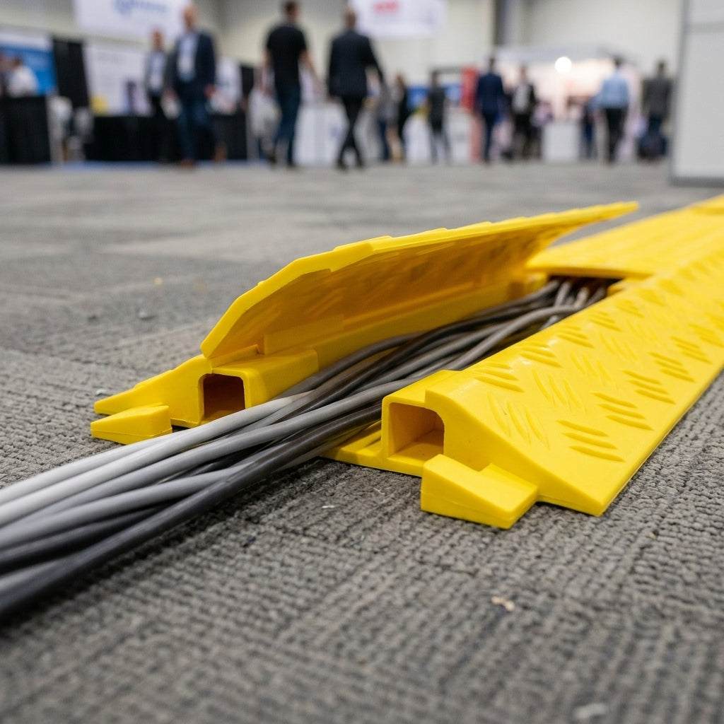 20mm Cable Cover - Yellow - Single Channel (view 2)