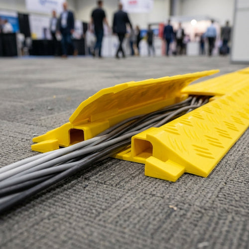 20mm Cable Cover - Yellow - Single Channel (view 2)