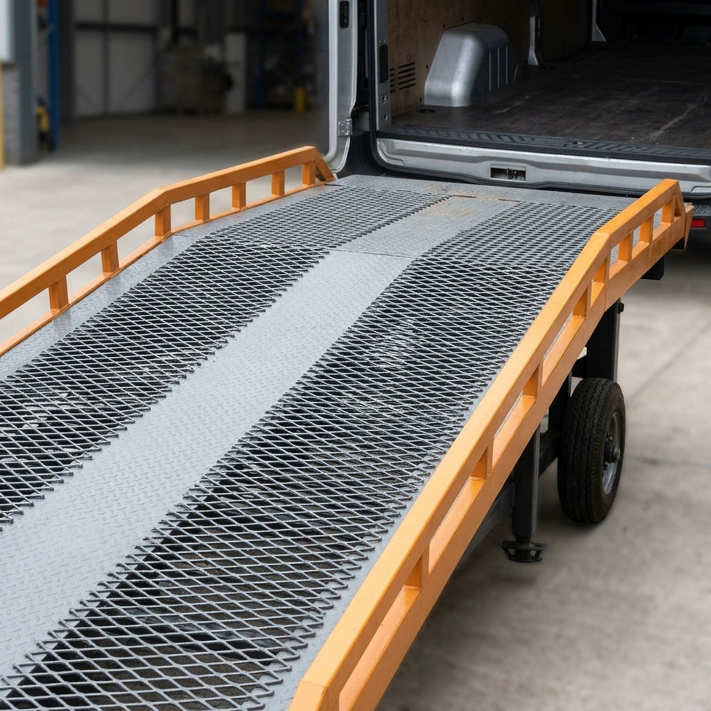 Height-Adjustable Mobile Yard Ramp 6000-10000kg Capacity (view 2)