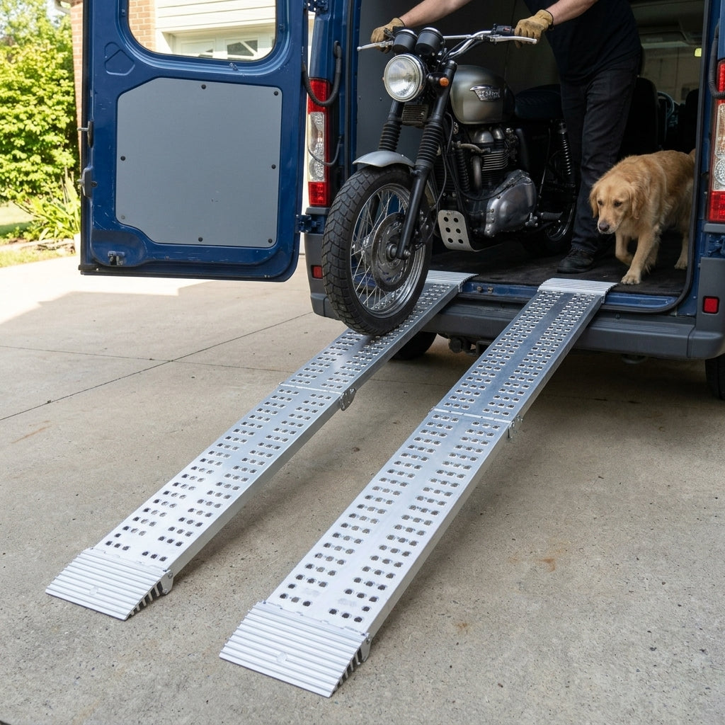 Lightweight Loading Ramps Pair - Up to 1000kg Capacity