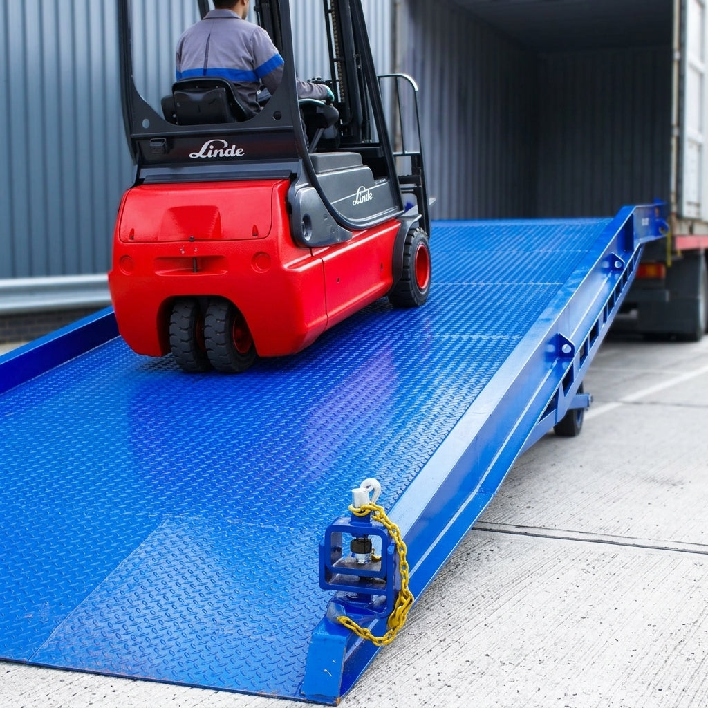 Yard Ramp with Hydraulic Assist and Fixed Swivel Clamp (view 2)