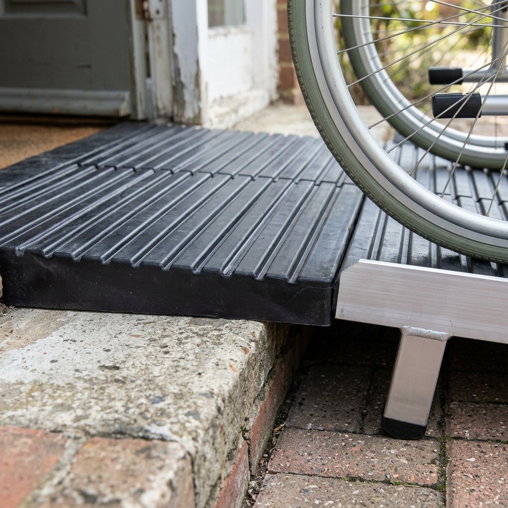 4.5-8 inch Rubber Threshold Ramps with 1:6 Gradient (view 2)