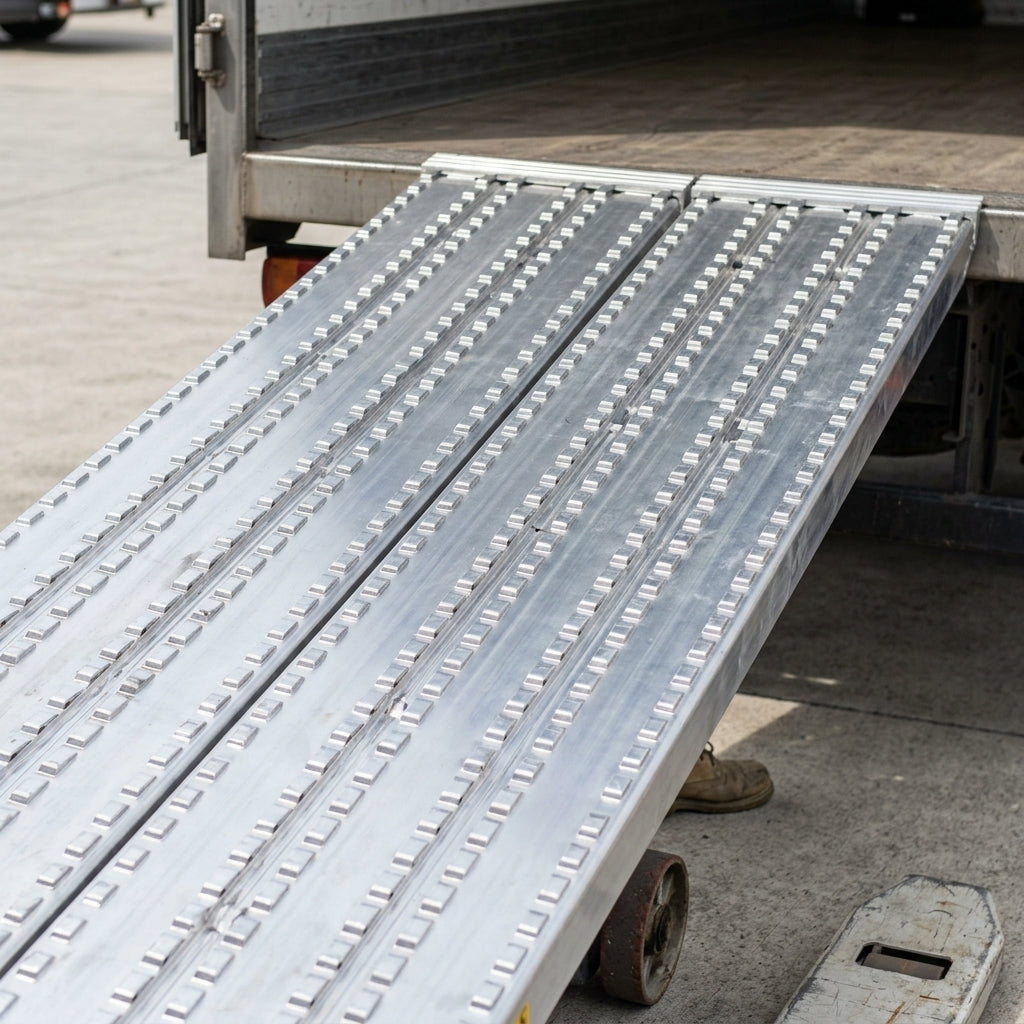 5000mm x 600mm Heavy Duty Loading Ramps 10500kg Capacity (view 2)