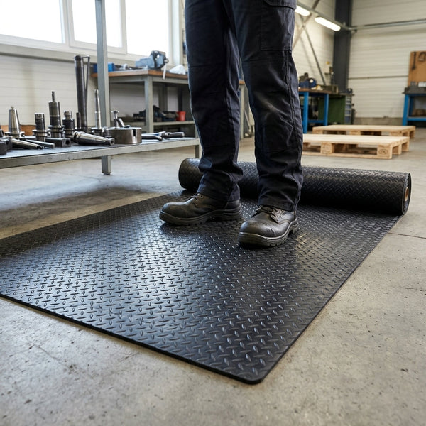 14mm Anti-Fatigue Mat 60-152cm Black