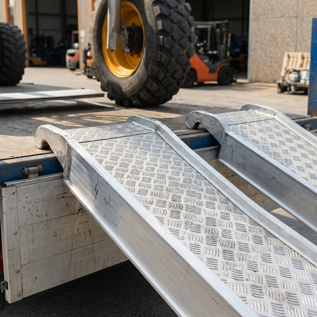 2500mm x 550mm Aluminium Loading Ramps 20000kg Capacity (view 2)