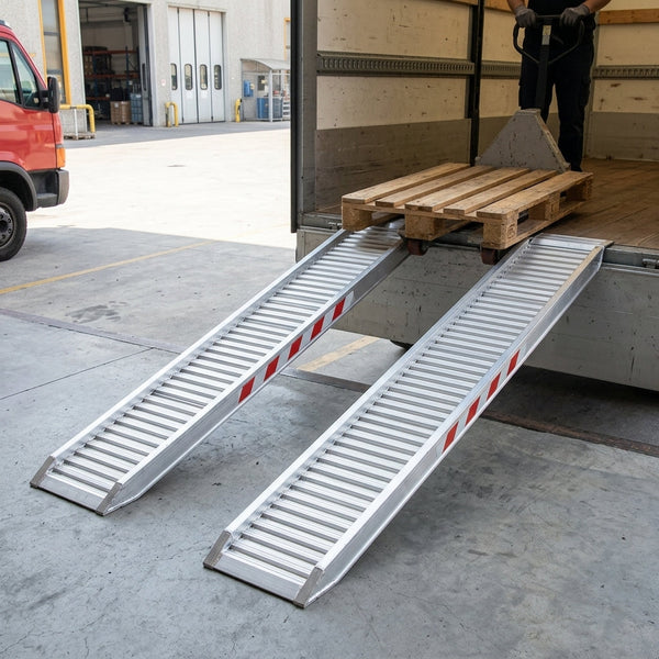 3000mm x 300mm Aluminium Loading Ramps 1330kg Capacity