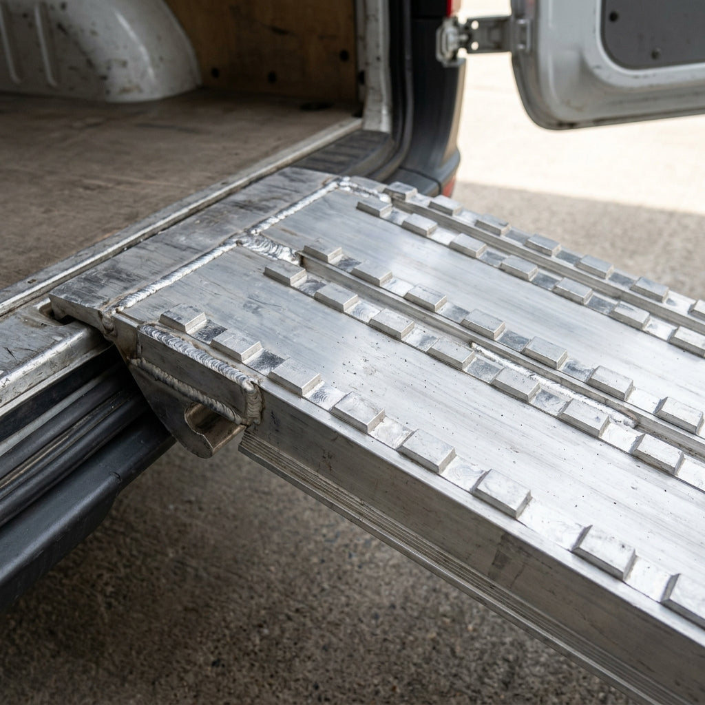 1000mm x 450mm Heavy Duty Loading Ramps 50000kg Capacity (view 2)