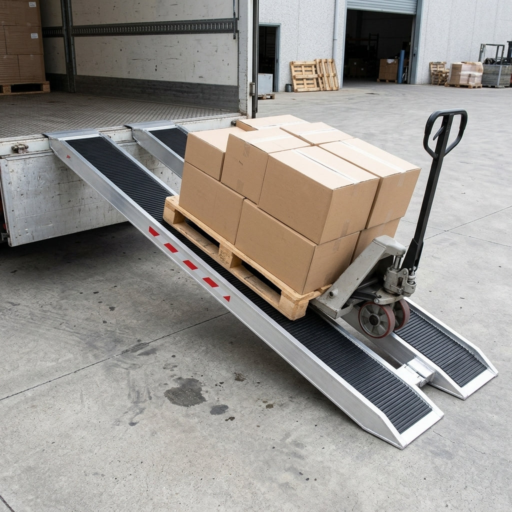 3000mm Loading Ramps Aluminium 16000kg Capacity