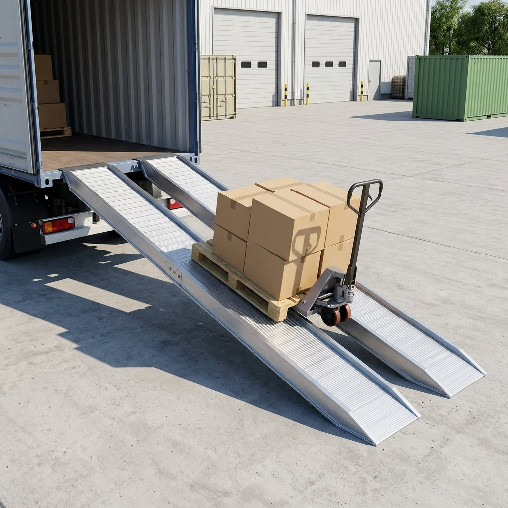 4500mm Aluminium Loading Ramps 12000kg Capacity