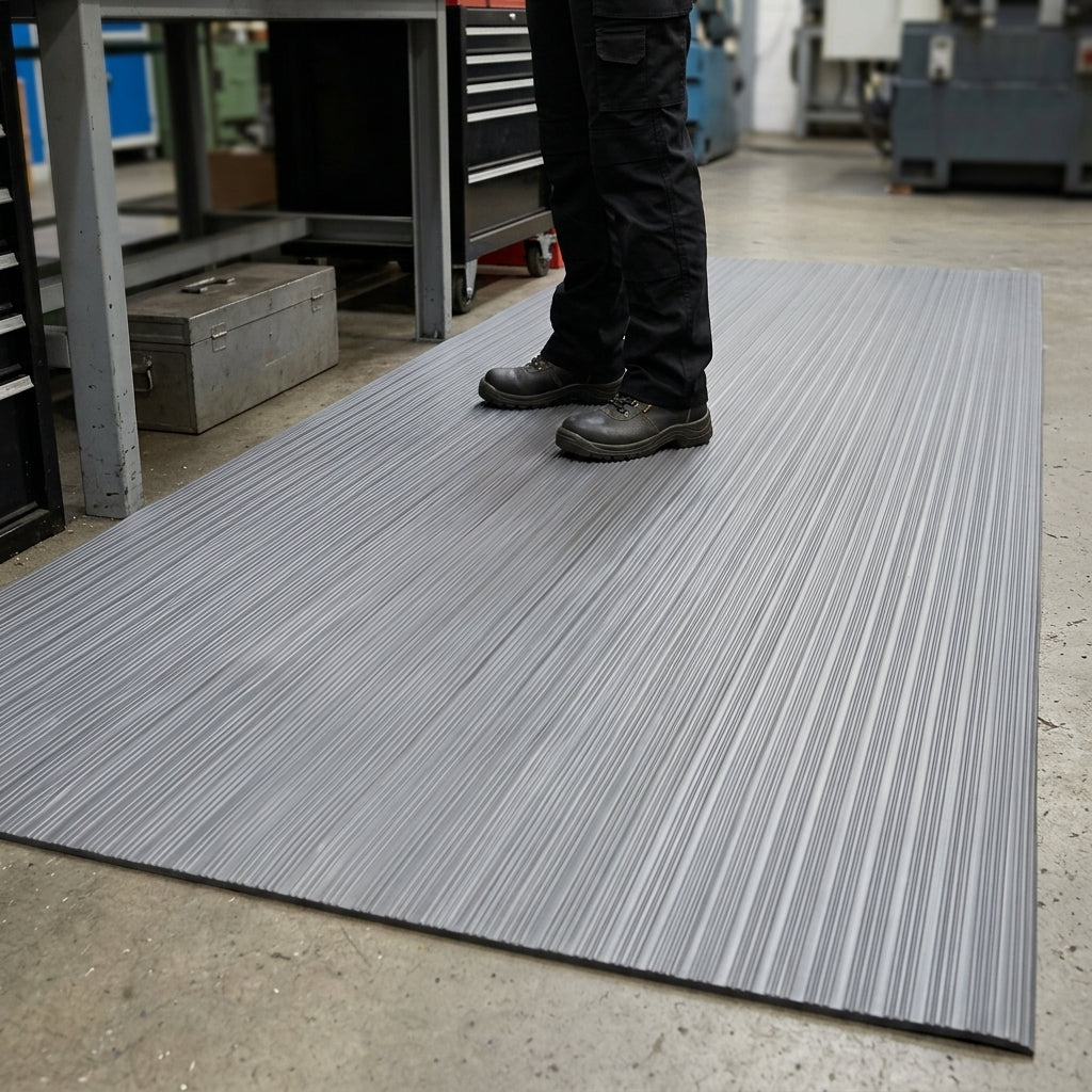 183cm x 60/91/122cm Anti-Fatigue Mat Grey