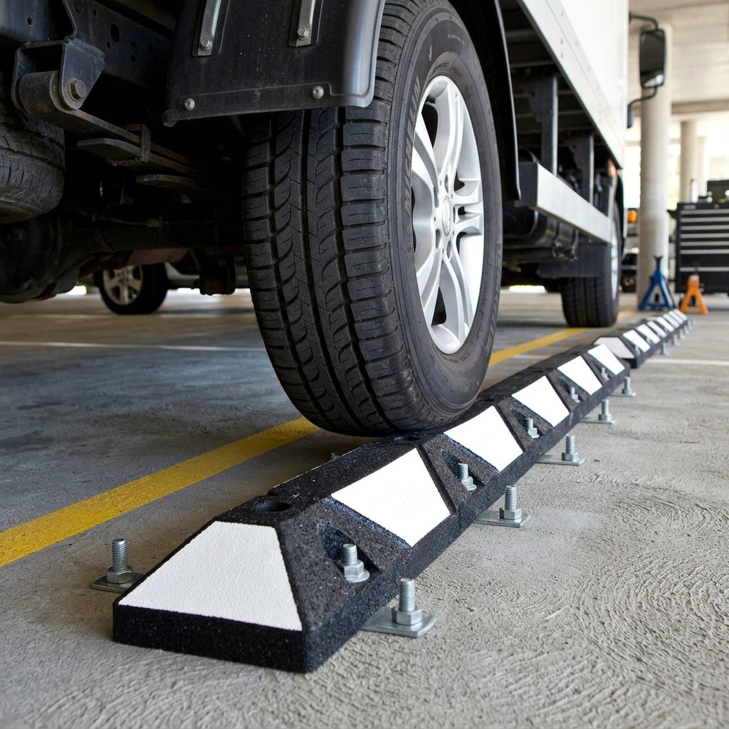 1800mm Wheel Stop High-Density Rubber