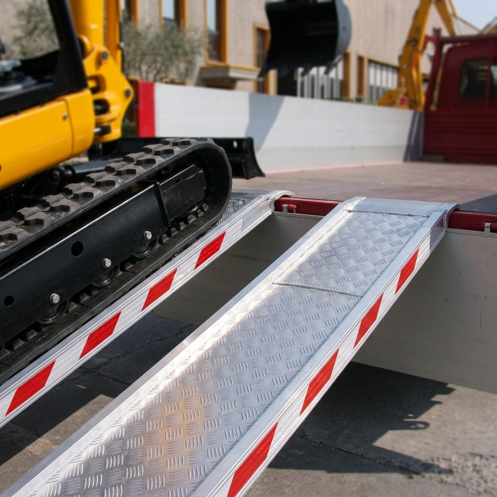 3500mm x 500mm Aluminium Loading Ramps 1000kg Capacity (view 2)