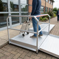 4790mm Vehicle Accessible Ramp with Handrails 1250mm Width