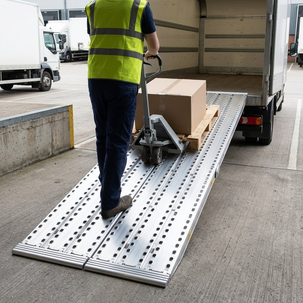 5000mm x 600mm Heavy Duty Loading Ramps 10500kg Capacity