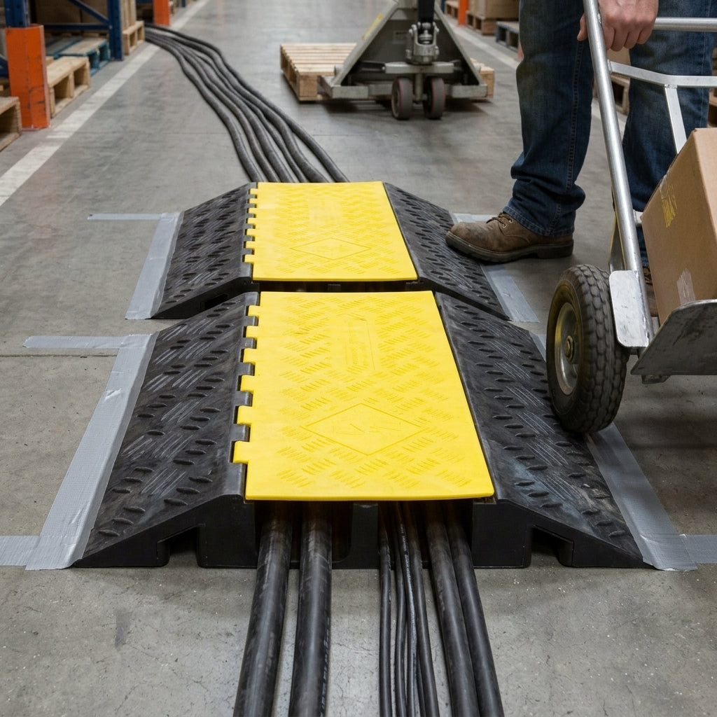 105mm Cable Protector 2 Channels Heavy Duty