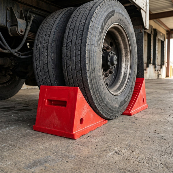 51cm x 29cm x 21cm Wheel Chocks Polyurethane Pair