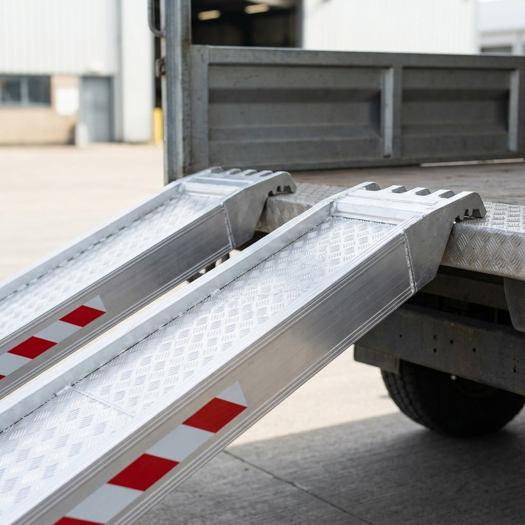 5500mm x 510mm Aluminium Loading Ramps 5070kg Capacity (view 2)