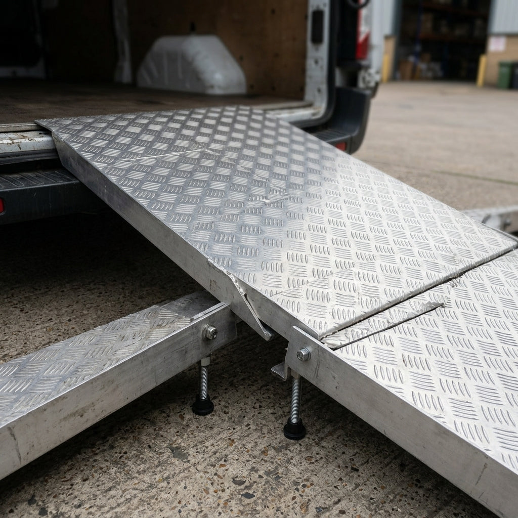 1250mm + 450mm Folding Drive In Ramp (view 2)