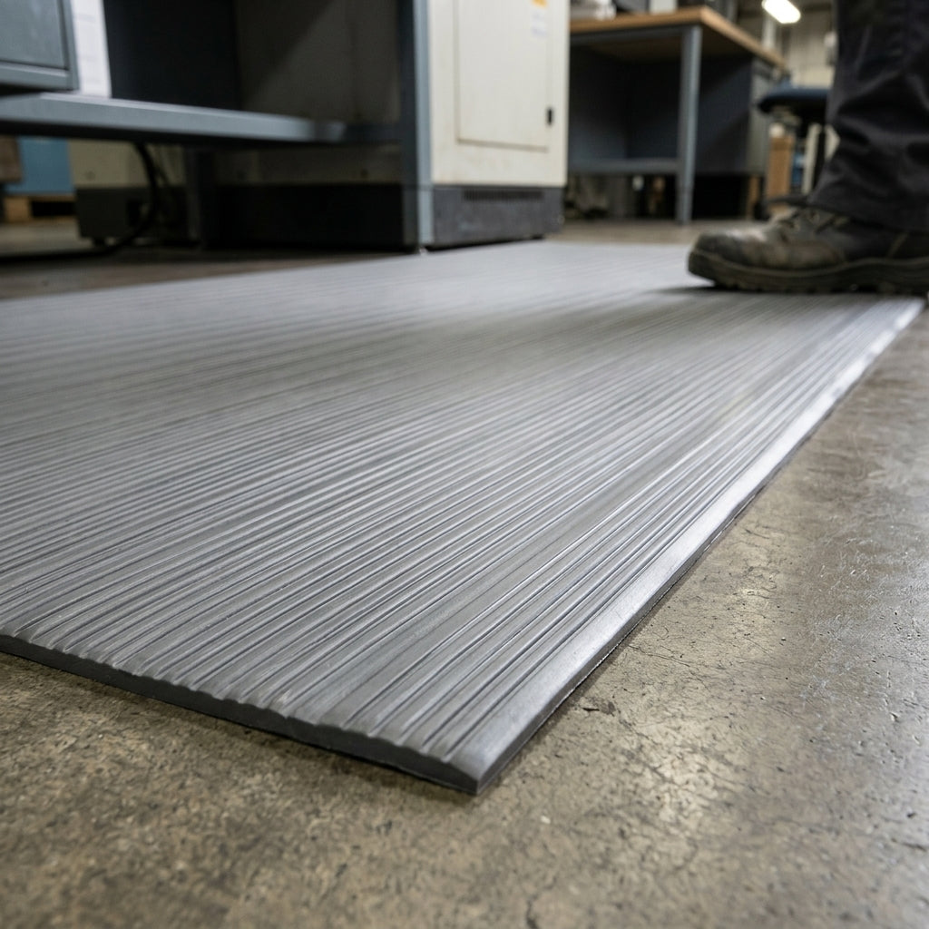183cm x 60/91/122cm Anti-Fatigue Mat Grey 9.4mm Thick (view 2)