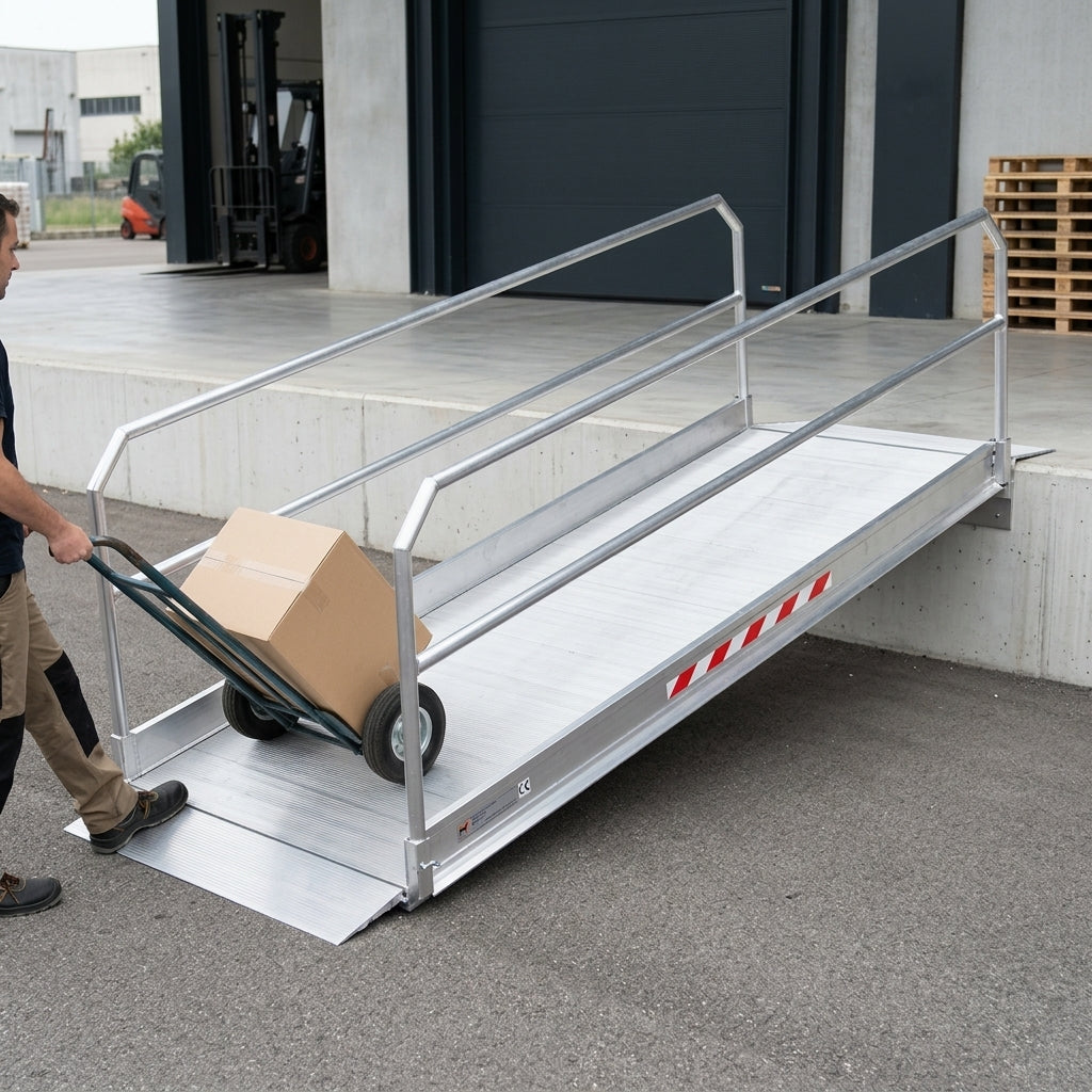 3255mm Vehicle Gangway with Handrails