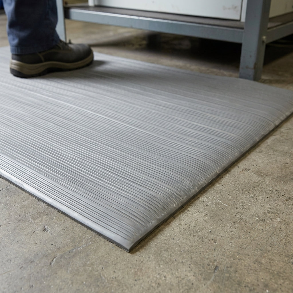 91cm x 60cm Anti-Fatigue Mat Grey 9.4mm (view 2)