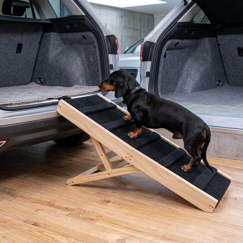 Adjustable Dog Ramp 50kg Capacity for Pets