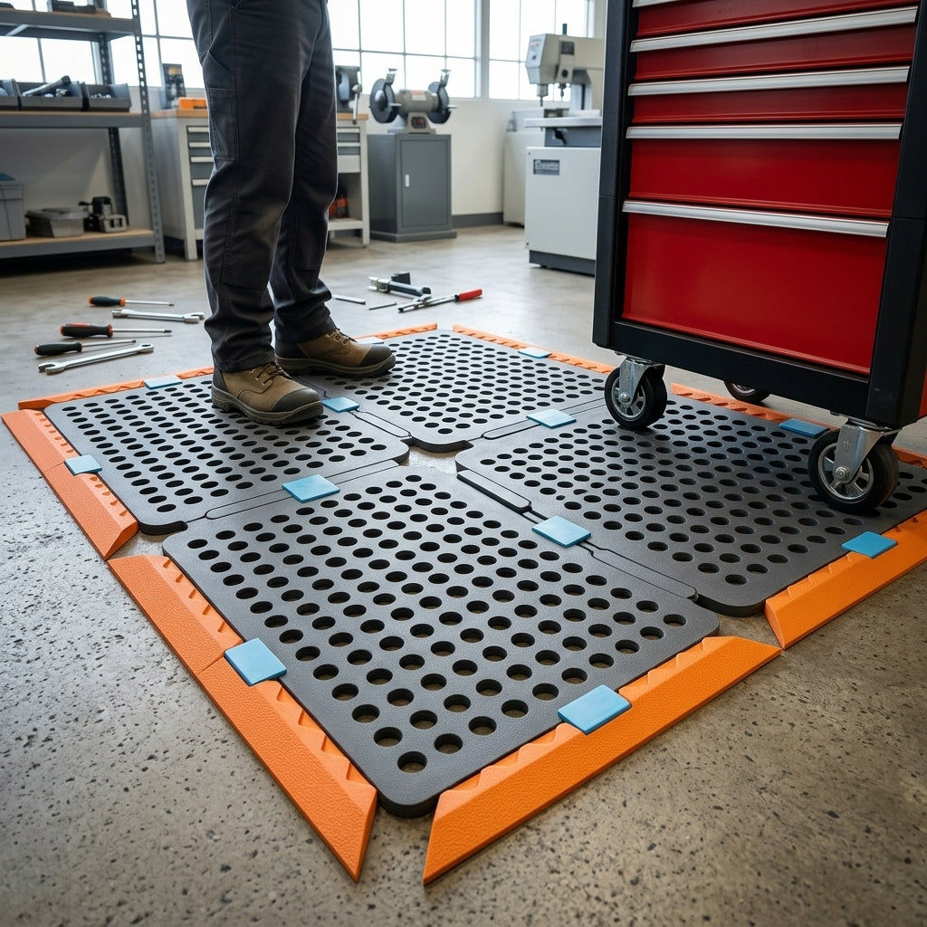91 cm x 152 cm Safety Stance Nitrile Mat