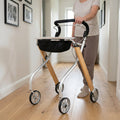 Lightweight Indoor Rollator with Supportive Frame