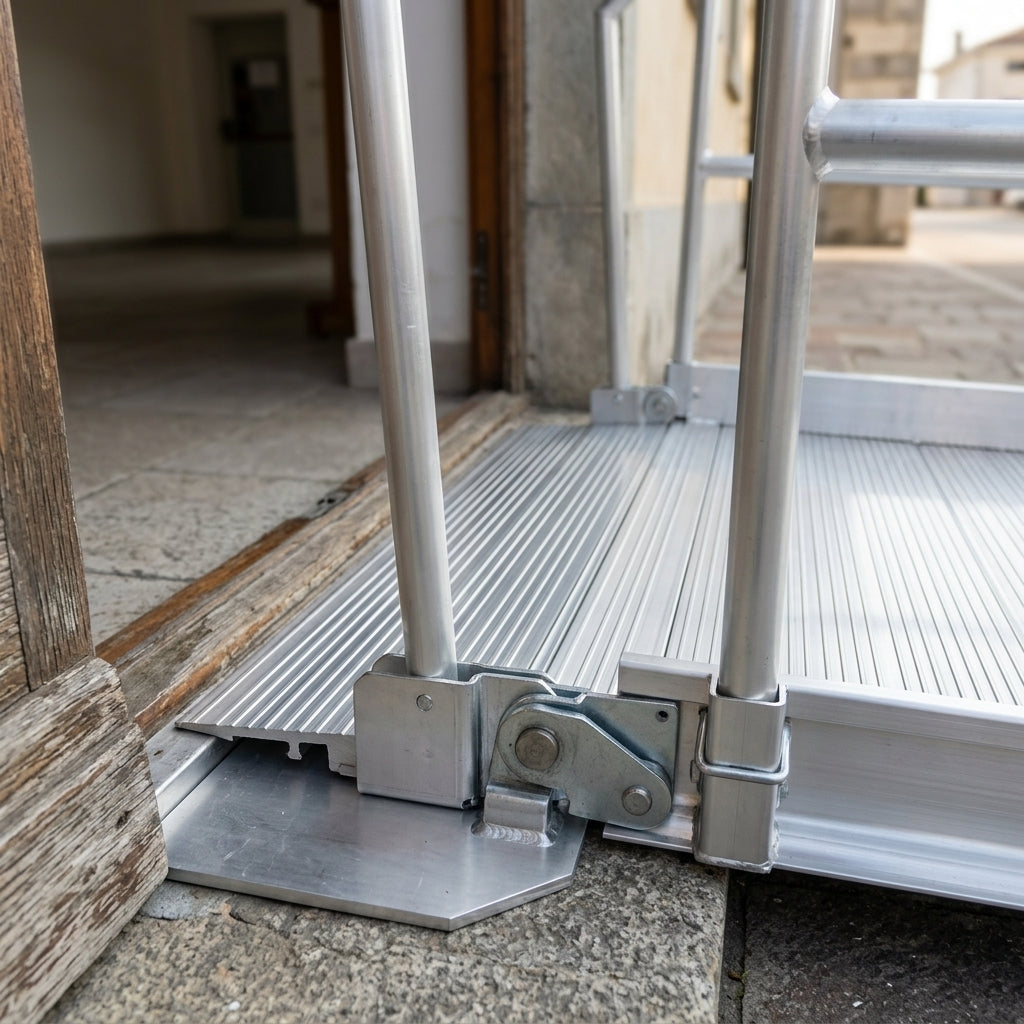 2390mm Pedestrian Ramp with Handrails, 1000mm Internal Width (view 2)