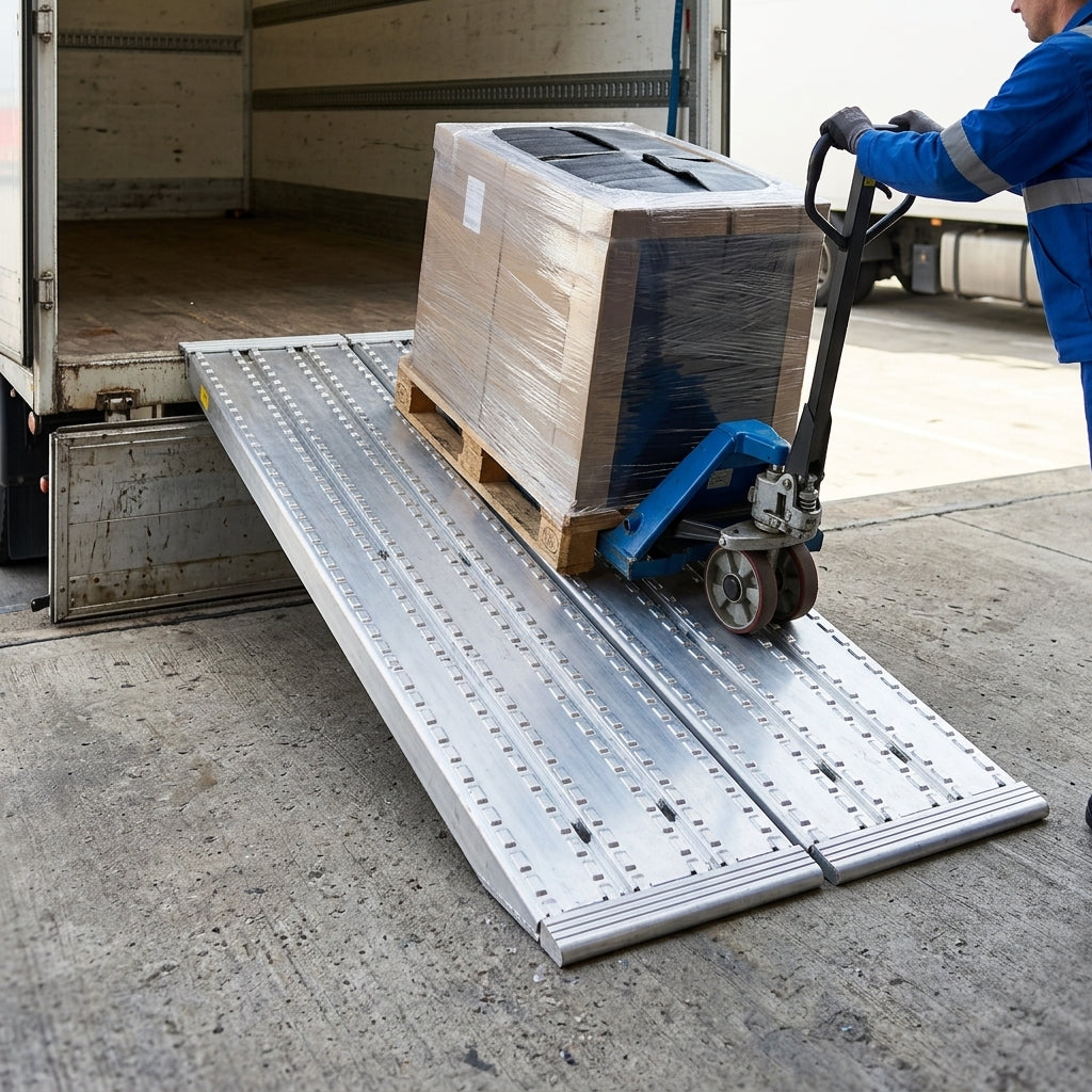 1000mm x 600mm Heavy Duty Loading Ramps 58000kg Capacity