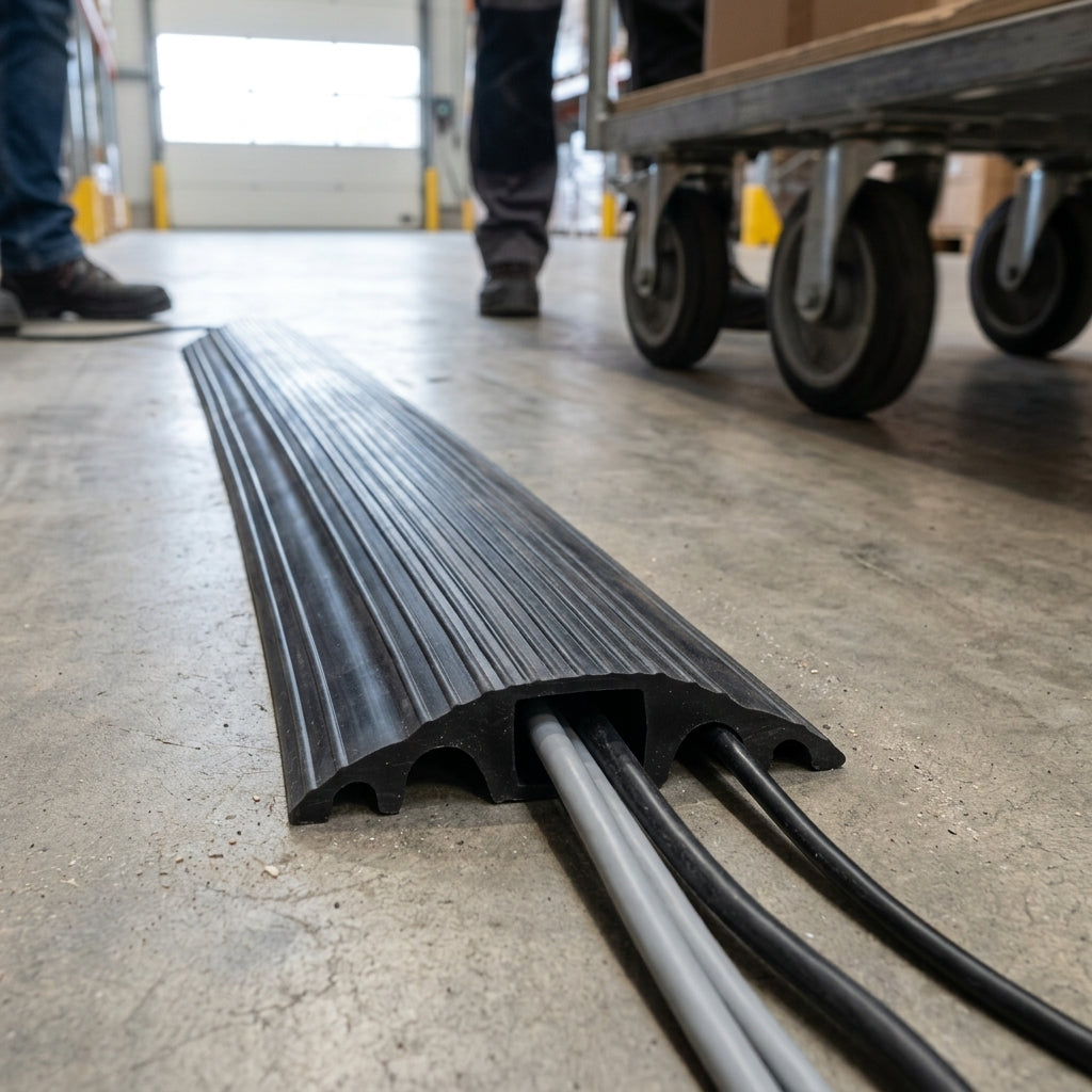 10mm x 10mm 1-Channel Floor Cable Protector