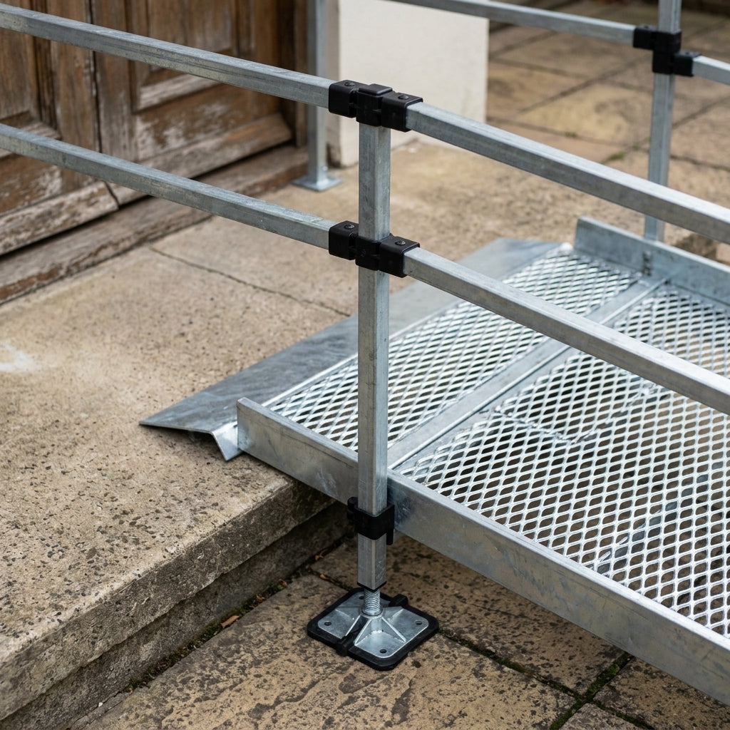 1500mm Wide Steel Modular Wheelchair Ramp (view 2)