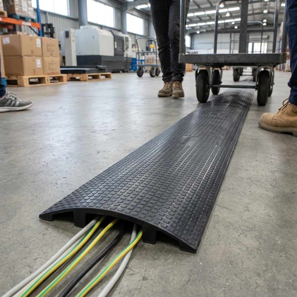 30mm Cable Cover - Durable Polyurethane - 2000kg/5000kg Capacity
