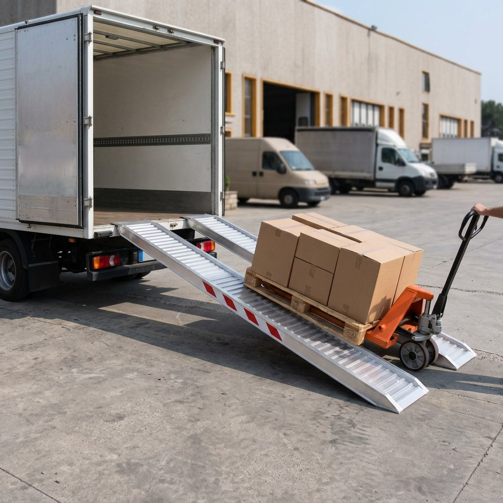 2500mm Aluminium Loading Ramps Extra Wide 2000kg Capacity