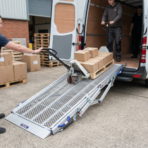 820mm Wide Folding Vehicle Ramp - 400kg Capacity