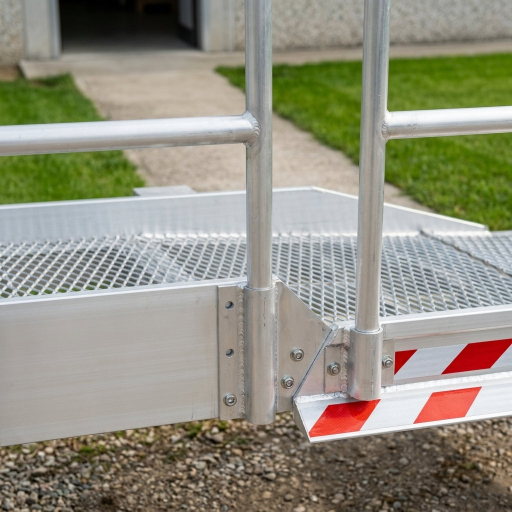 3260mm x 1250mm Vehicle Gangway with Handrails (view 2)
