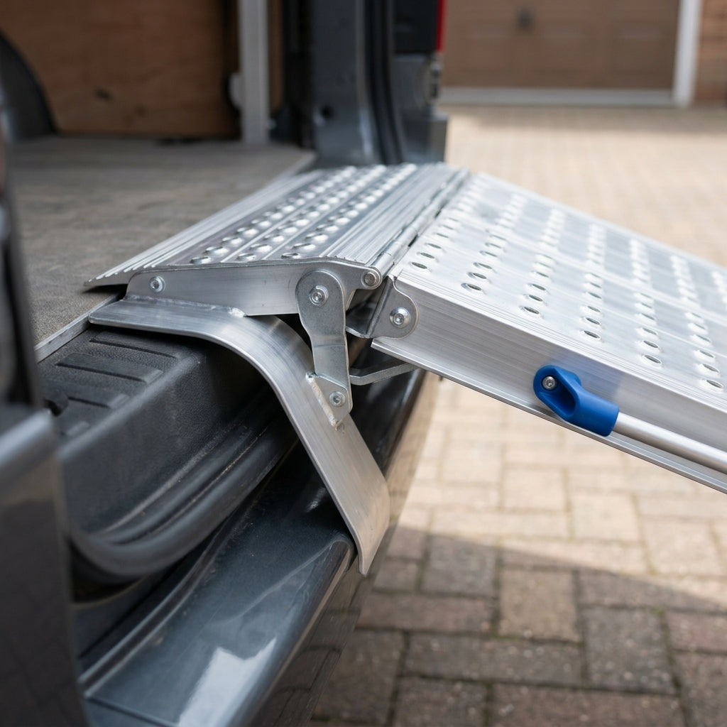 480mm Wide Heavy Duty 2 Part Folding Van Ramp (view 2)